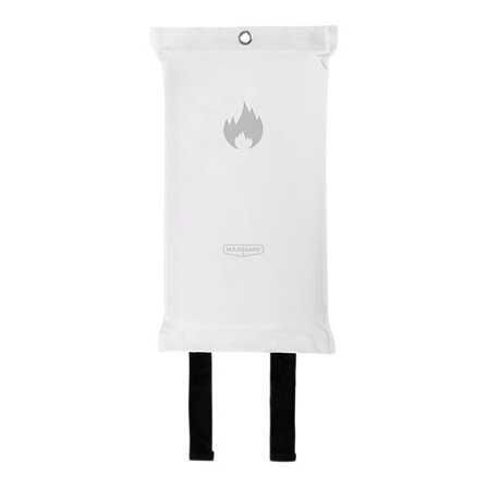 HOUSEGARD Brannteppe 120x180cm Hvit silikonbelagd