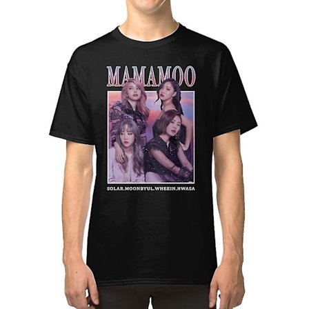 Mamamoo Members Photoshoot Vintage Retro Band Style 90-tal T-shirt