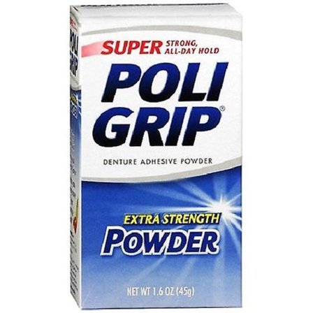 Super PoliGrip Denture Adhesive Powder