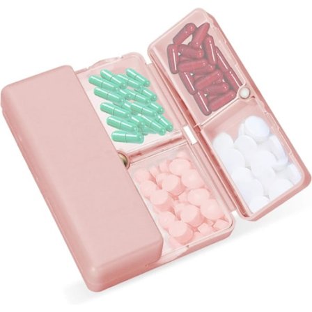 Daglig pilleopbevaringsboks, 7-rum bærbar pilleæske Rejse