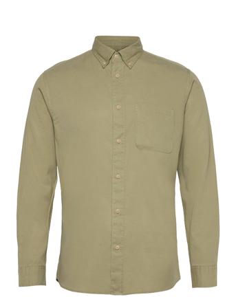 Slhregrick-Soft Shirt Ls S Brown Selected Homme
