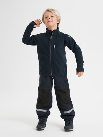 Windfleece-takki Polarn O. Pyret 86 lastenvaatteet blue