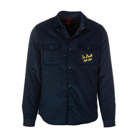 MC2 Saint Barth, Casual Shirts Blauw, Heren, Maat:M