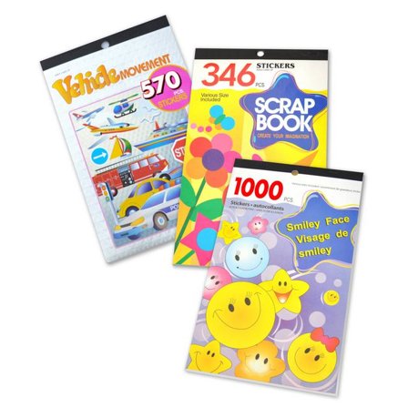 PLAYBOX Stickers sorterade motiv - Lyreco - Skola och förskola - Hobbymaterial - Bokmärken och stickers