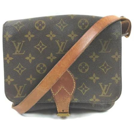Louis Vuitton Vintage, Pre-owned Canvas louis-vuitton-bags Bruin, unisex, Maat:ONE Size,leer
