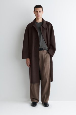 COS Homme T-Shirt En Cachemire Fin in Gris