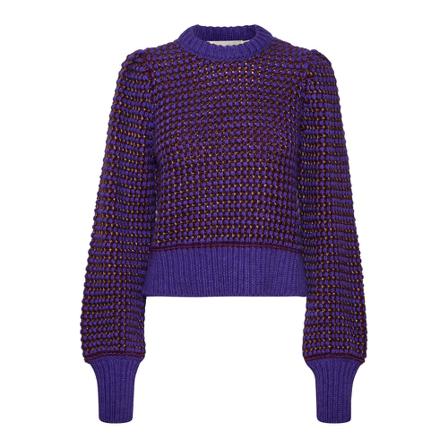 InWear, Round-neck Knitwear Niebieski, Kobieta, Rozmiar: XL