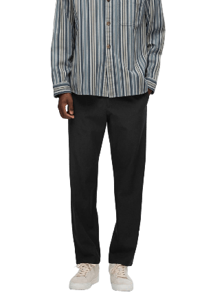 Selected Homme Slh196-Straight Robert String Pant Byxor Herr Svart XL