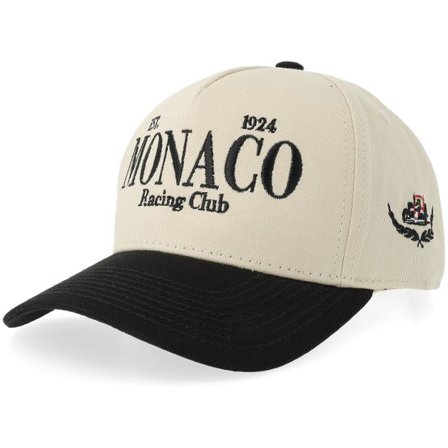 Gearshift - Beige adjustable Keps - Monaco Racing Club Blank Stone/Black A-frame Adjustable @ Hatstore