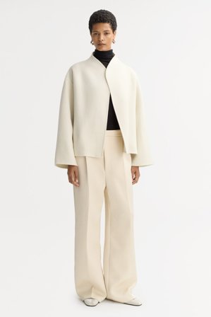 Soft Goat - Short jacket - Cashmere jacket - XL - Feather White