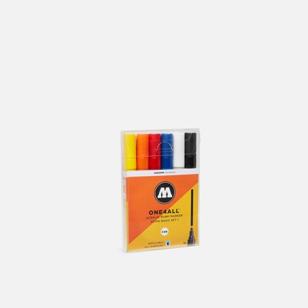 Molotow ONE4ALL 227 HS Basic Set I 6 pz