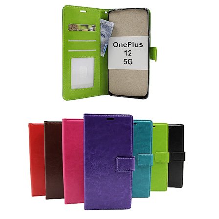 Crazy Horse Wallet OnePlus 12 5G