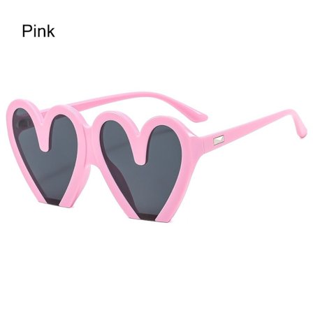 Sydän aurinkolasit naisille Beach aurinkolasit PINK