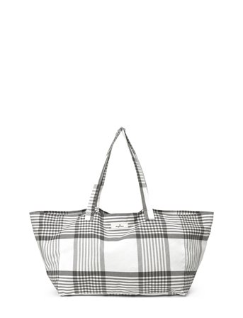 Shopperbag Large Checks Grey By Mogensen