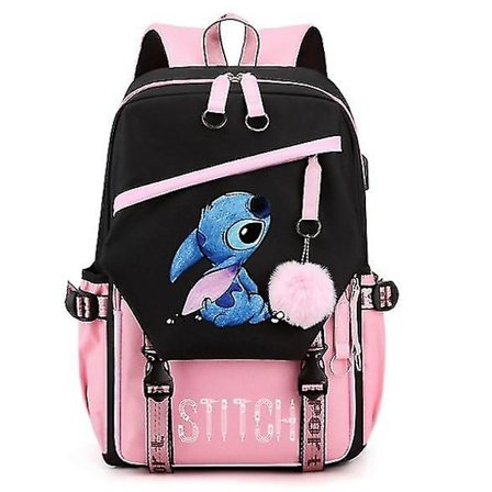 Stitch USB Ladattava Koulureppu Pojille ja Tytöille