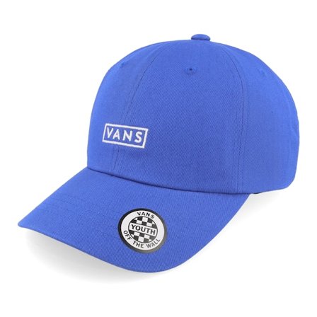 Vans - Kids Easy Box Jockey True Blue Dad Cap Unconstructed Blue Cap - @ Hatstore