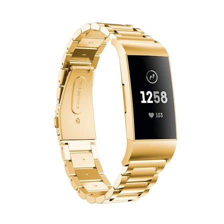 Metallarmband Fitbit Charge 3/4 Guld