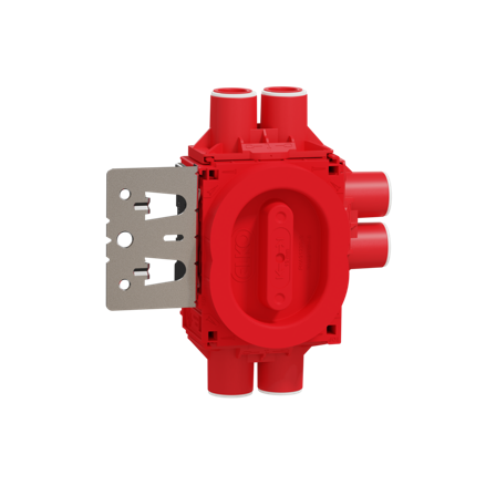 ELKO Flexi+ 1,5 Veggboks Lav Stående 6-løp m/stenderfeste