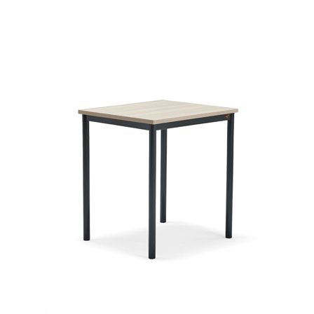Tisch BORÅS PLUS, 700x600x760 mm, Laminat Esche, anthrazit