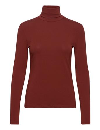 Ester T-N 265 T-shirts & Tops Long-sleeved Rød Samsøe Samsøe