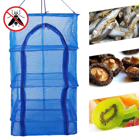 Mattørre - Sammenklappeligt Net - Tørring af Mad Kød Fisk-XF11-