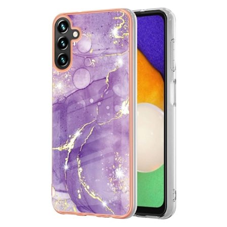 Marble Samsung Galaxy A34 5G Suojakotelo - Violetti Marble