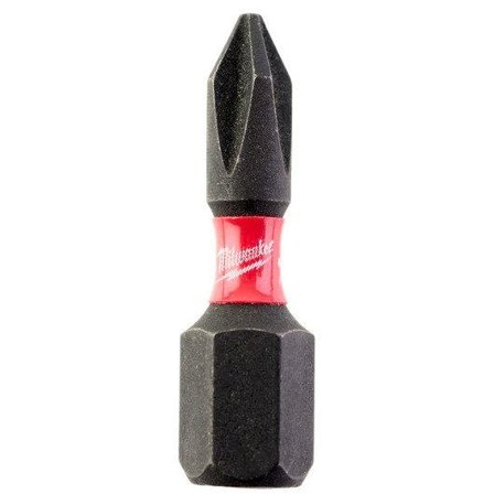 Milwaukee SHOCKWAVE Impact Duty PH1 Skruvbits 2-pack 25 mm, Borra & mejsla