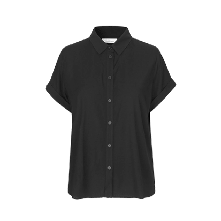 SAMSOE MAJAN SS SHIRT 9942 Skjortor Dam Svart M