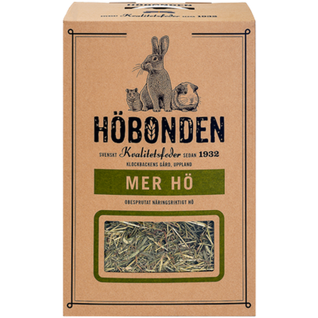 Höbonden - Mer Høy 4 kg - Smådyr - Fôr & høy til smådyr - Høy & urter til smådyr - ZOO.no