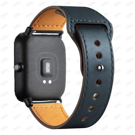 Läderarmband kompatibelt med Amazfit GTS 4/3/2/2e/GTS2 Mini/GTR 4/3 Pro/2/2e/stratos 3 20mm/22mm Klockarmband Armband Amazfit bip-U-S-lite