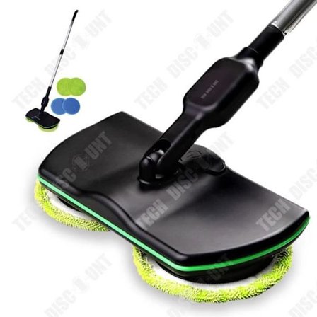 Elektrisk mopp - TD - Uppladdningsbar trådlös - 1,6 kg - Fällbar - Automatisk rengöring