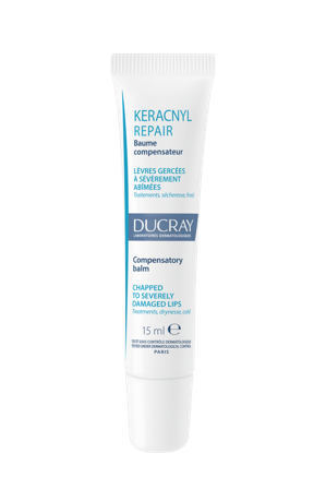 Ducray Keracnyl Repair leppebalm til tørre lepper 15 ml
