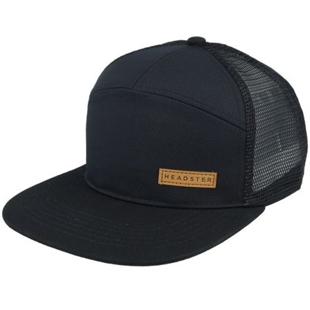 Headster - Svart trucker Keps - Kids City Black Trucker @ Hatstore