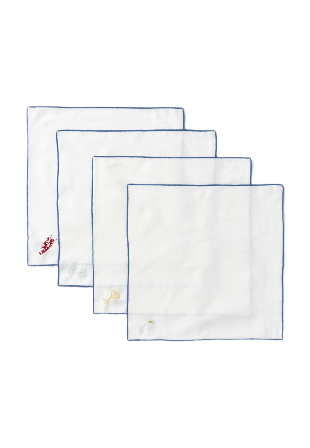 Åhléns Home Bomullsservetter SOIREE, 4-pack Bordstextil Beige ONESIZE