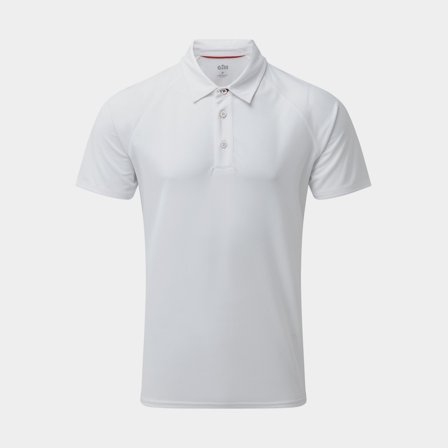 T-shirt anti-UV / Polo nautique manches courtes Gill UV Tec Polo White, homme, Large