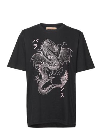 Dpwdragon Tee T-shirts & Tops Short-sleeved Svart Denim Project