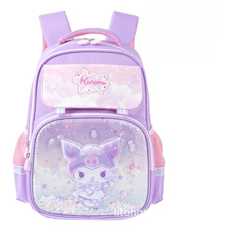 Sanrio HelloKitty Cinnamoroll Skolesekk for Jenter, Perfekt for 1.-3. Klasse Elever, Søt og Funksjonell