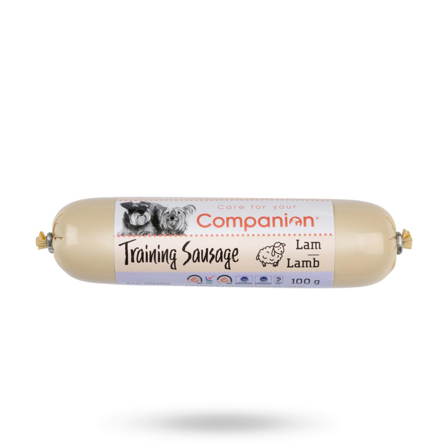 Companion - Companion training sausage lamb 100g - Matskål, hundgodis & tuggisar