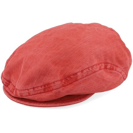 Mayser - Red - flatcap - Cap - Softcap Outdoor Red Flat Cap - Hatstore