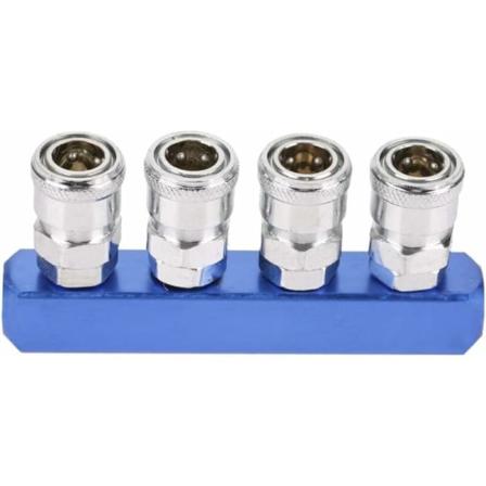 12mm pneumaattinen pikaliitin 2/3/4/5-tie kiinnitys naaraskierreliitin