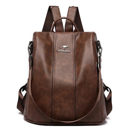 Ny Mode Ryggsäck Kvinnor Äkta Läder Ryggsäckar Kvinnliga Skolväskor för Tonårsflickor Resväska Rucksack Mochila~06999