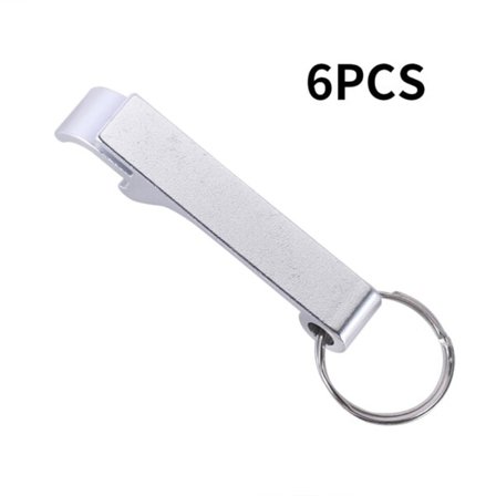 Høy kvalitet 6 STK Bærbar øl flaske åpner nøkkelring
