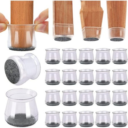 Pieni tuolin jalan lattiasuoja silikoni suojus suojaa lattian pohjan huonekalujen jalat