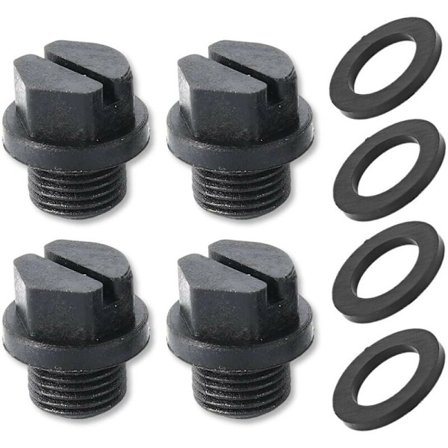 4-pack avtappningspluggar med O-ringar Pump Plug Pool Filters SPX1700FG Ersättning Pool Drain Pump Plug för Hayward Pumps