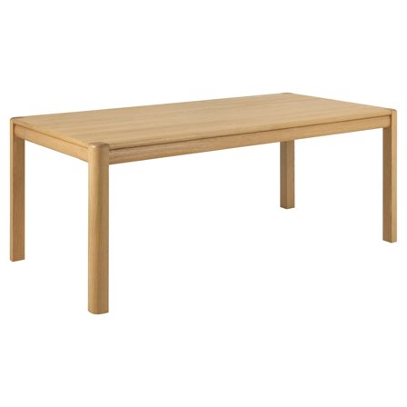 Plint Spisebord Inkl. Tillægsplade, 200/250x100x77cm - Elegant Spisebord i Træfiner med Udtræk til Familie og Venner - Perfekt Til Spisestuen