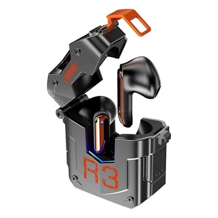 ROCK TWS In-Ear Hörlurar Bluetooth Steampunk R3 - Svart