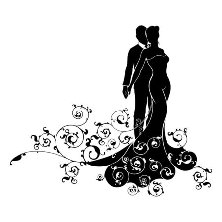 Wedding girl Affisch 40x50 cm