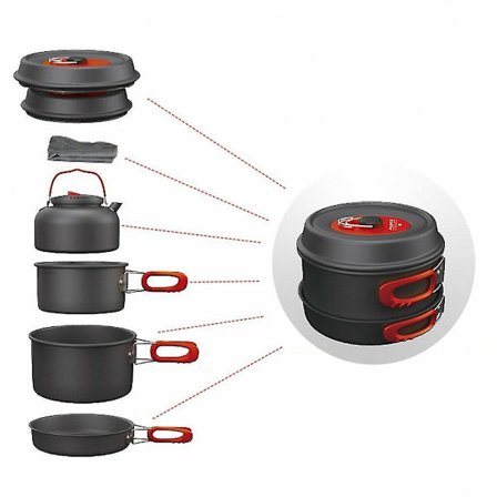 3-4 Person Kogegrej Camping Kogegrej Gryder Pander Kedel