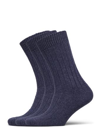 Supreme Sock 3-Pack Underwear Socks Regular Socks Sininen Amanda Christensen