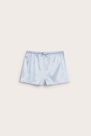 Kappahl | Szorty piżamowe z satyny | Niebieski
